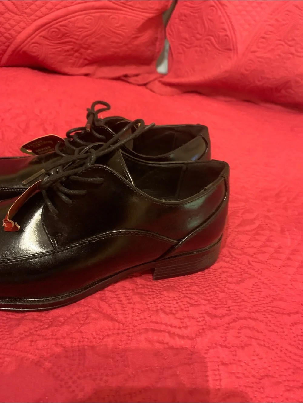 dexflex comfort Men’s Black Lace-Up Formal Oxfords